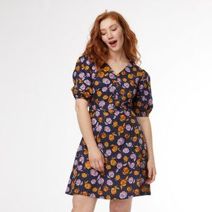 Princess Highway Clara Dress Navy Blue BNWT